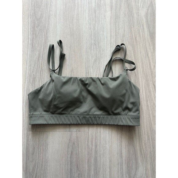 Outdoor Voices Zoom Double‎ Strap Bra in Tea Tree Small - Picture 1 of 3